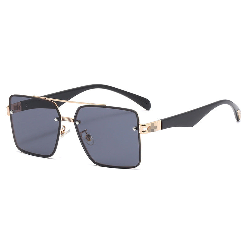 Dame motefull solbrille med elegant metallramme Luvikno