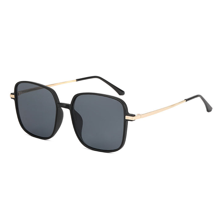 Dame kvadratisk designbrille med filigran metallramme Luvikno