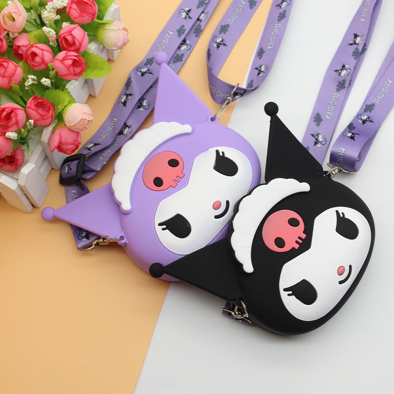 Dame Cartoon Messenger Bag i silikon Luvikno