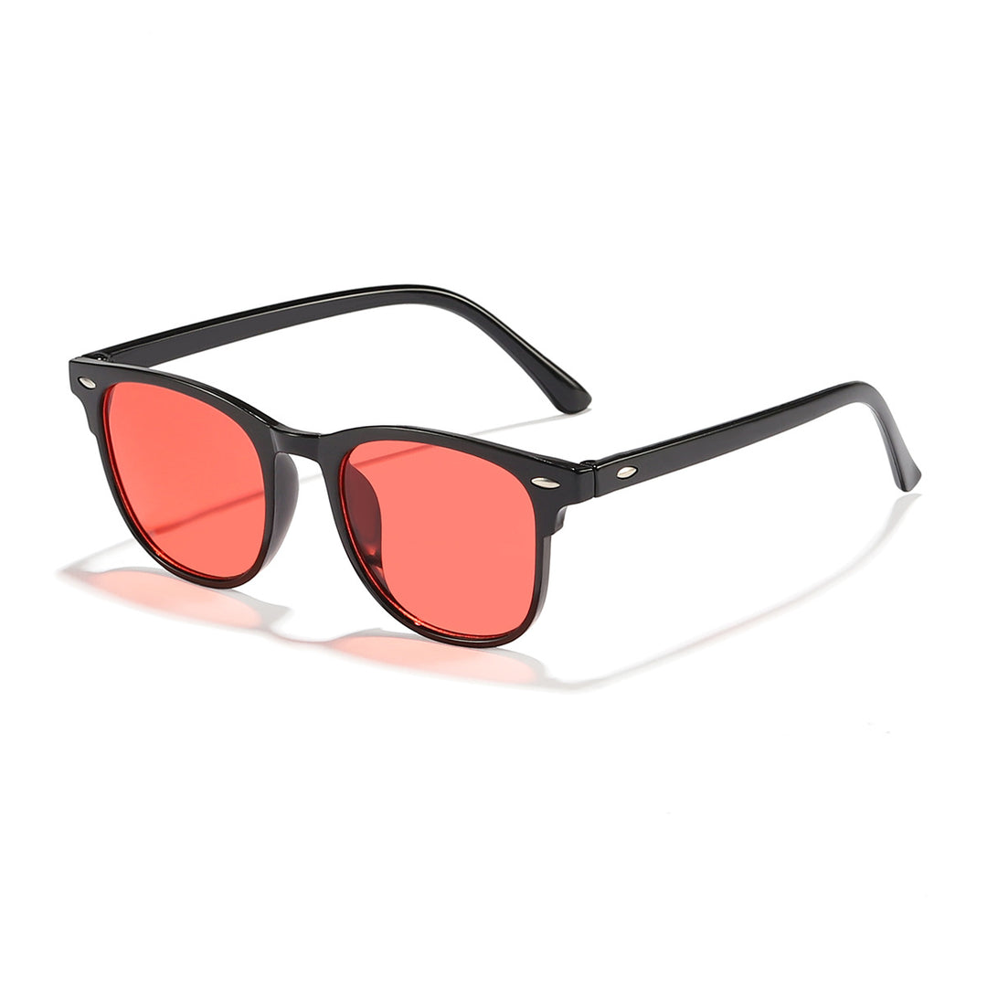 Dame trendy Gjennomsiktig Solbrille Luvikno