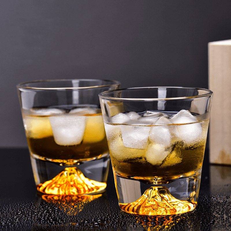 Japanske Mount Fuji Whisky Glass Sett | Luvikno