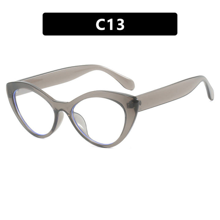 Damer kreative Cat-Eye briller Luvikno