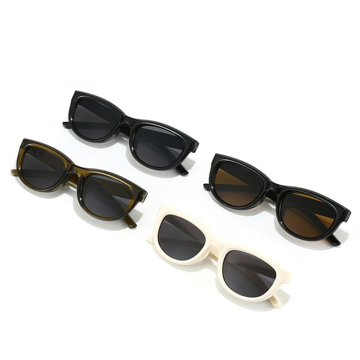 Damer Cat-Eye solbriller med robust ramme og UV-beskyttelse Luvikno