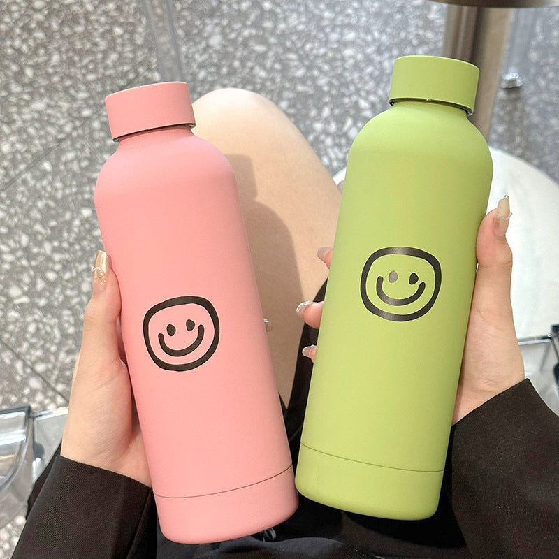 Dame Isolert Drikkeflaske med morsom Emoji-design Luvikno