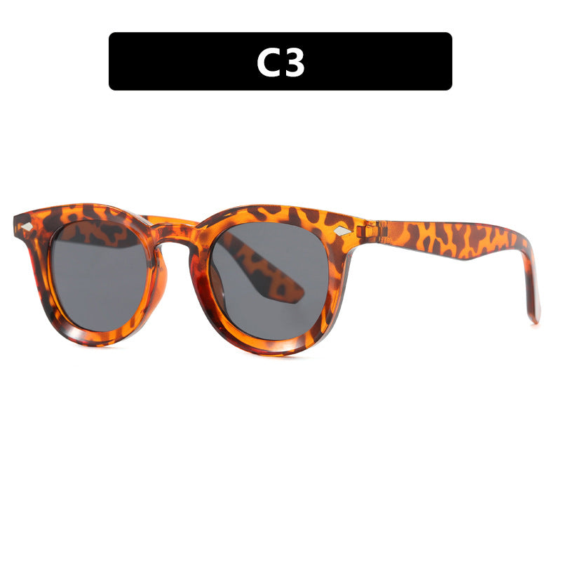 Damen modische Cat-Eye solbrille med transparent ramme Luvikno