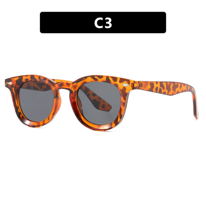 Damen modische Cat-Eye solbrille med transparent ramme Luvikno