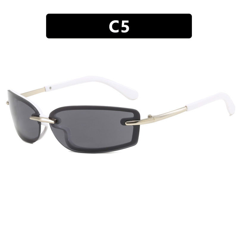 Dame trendy solbrille med moderne design og UV-beskyttelse Luvikno