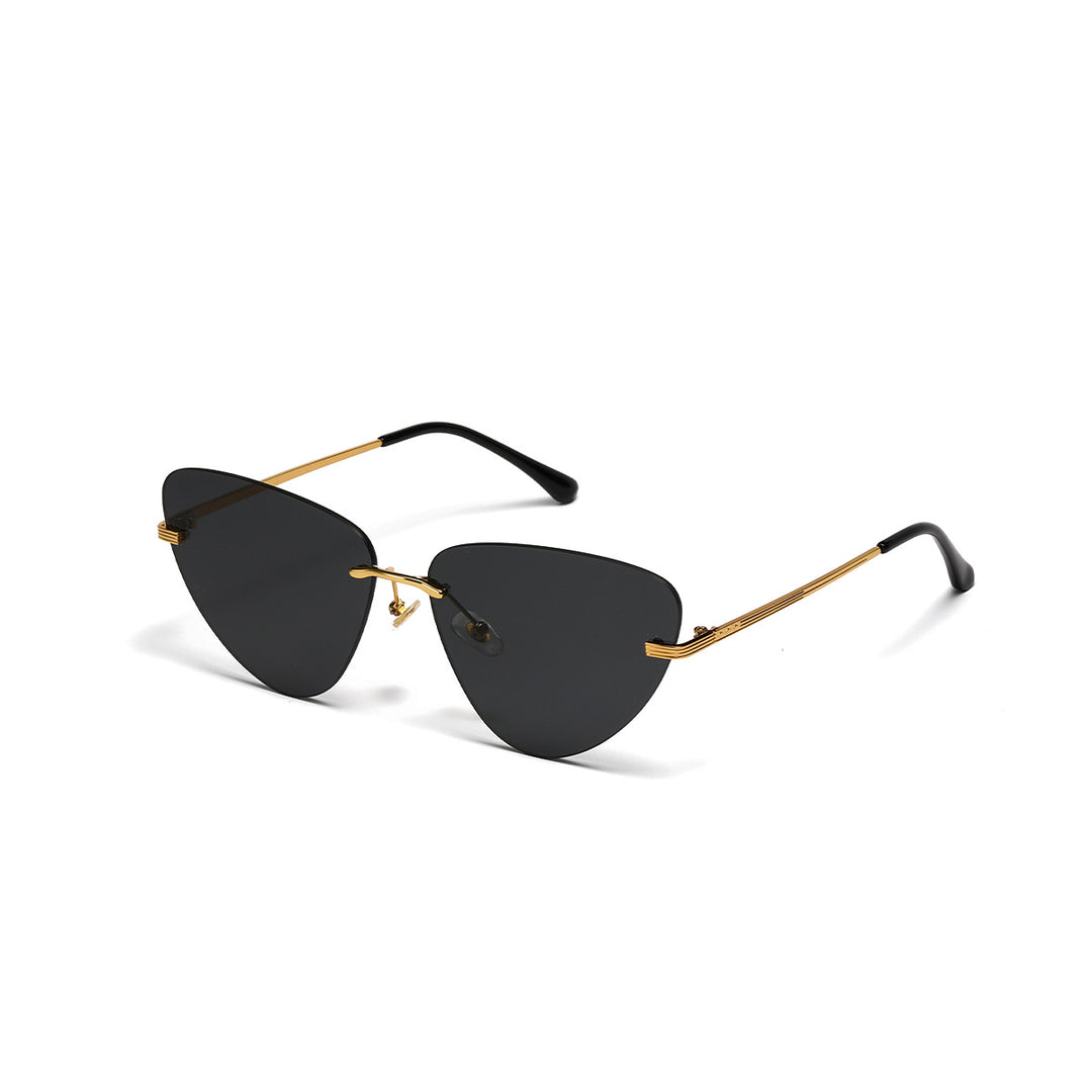 Dame moteriktig solbrille i trendy cat-eye design Luvikno