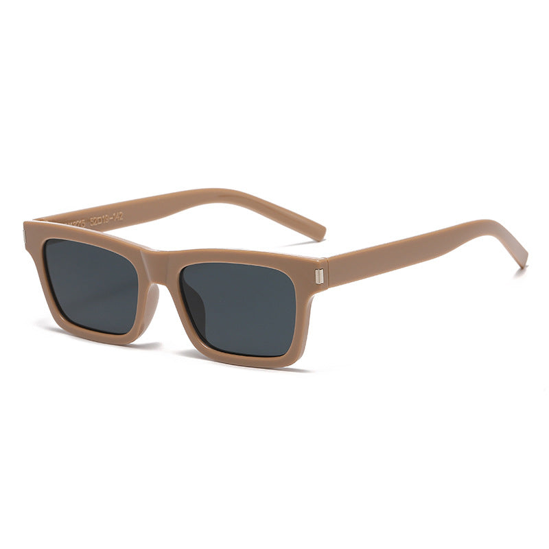 Dame elegant rektangulær solbrille med polariserte glass Luvikno