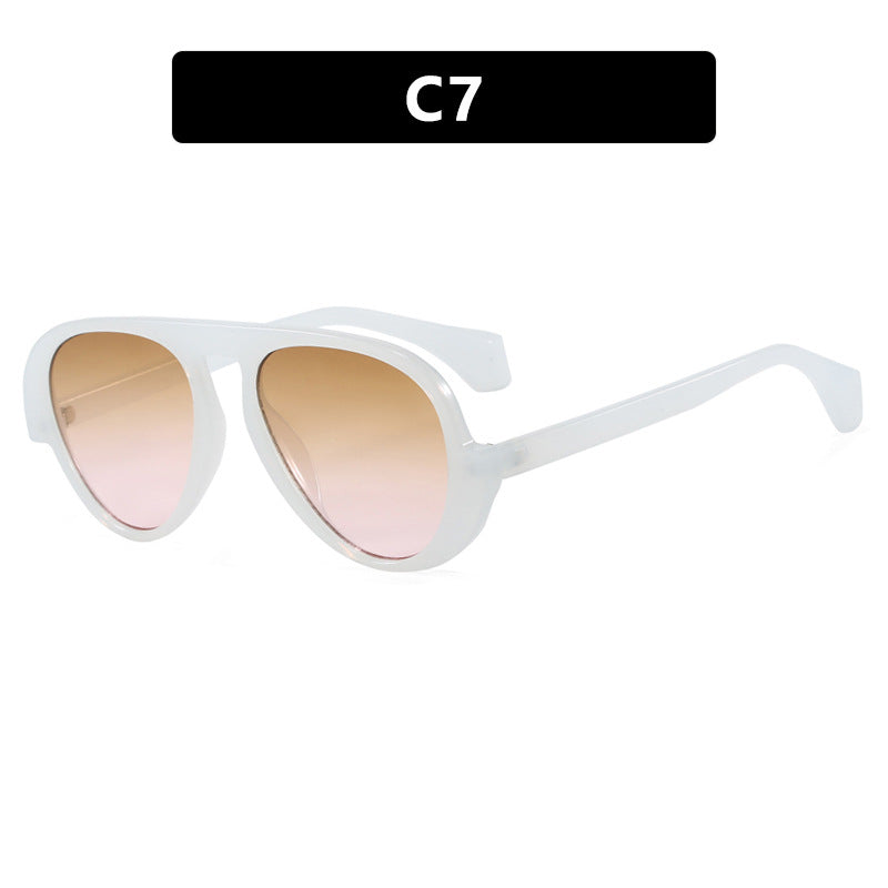 Dame solbrille med unikt retro-ramme og UV-beskyttelse Luvikno