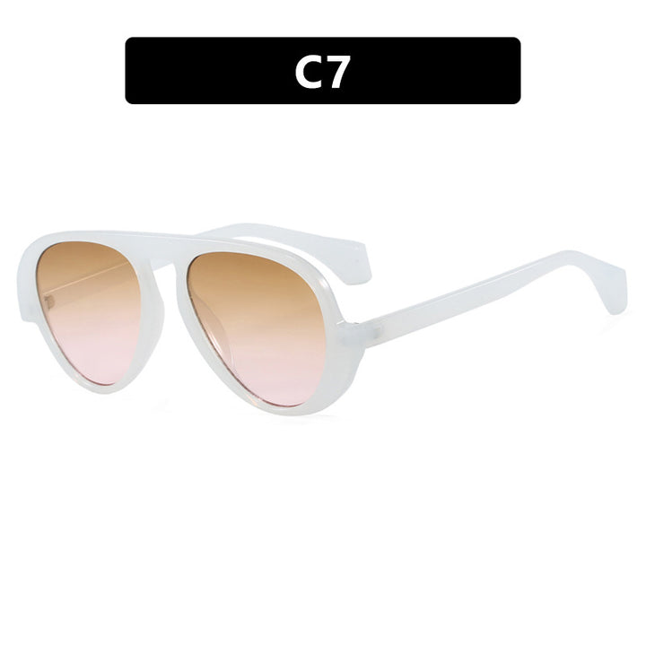 Dame solbrille med unikt retro-ramme og UV-beskyttelse Luvikno