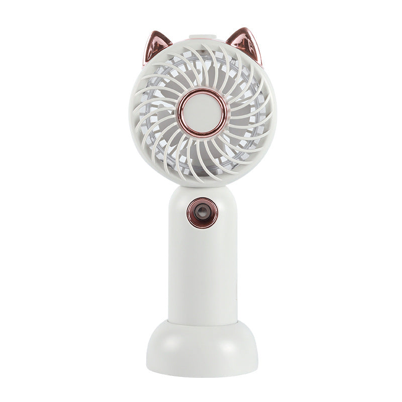 Dame Mini USB Håndvifte med Kattører Luvikno