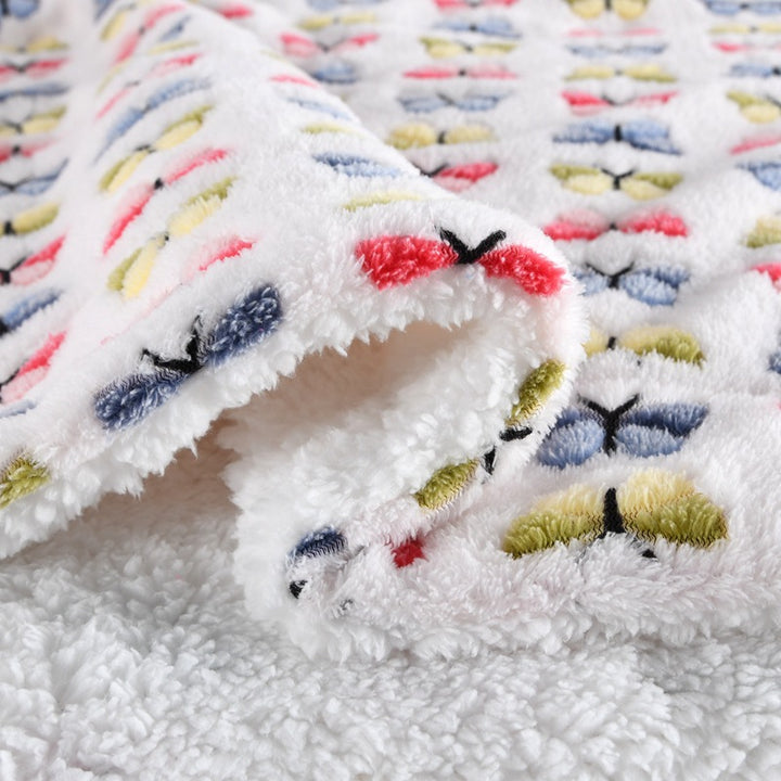 Damer Fleece-kosedekken med vendbart design Luvikno