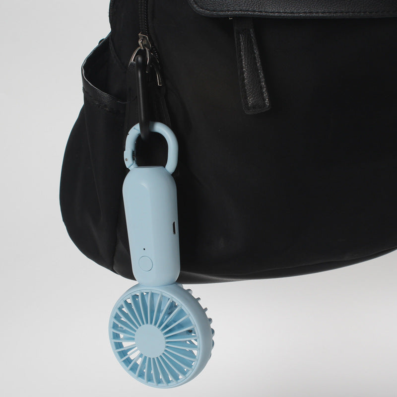 Unisex nan tragbar Mini-håndvifte med USB-lading og bæremansjett Luvikno