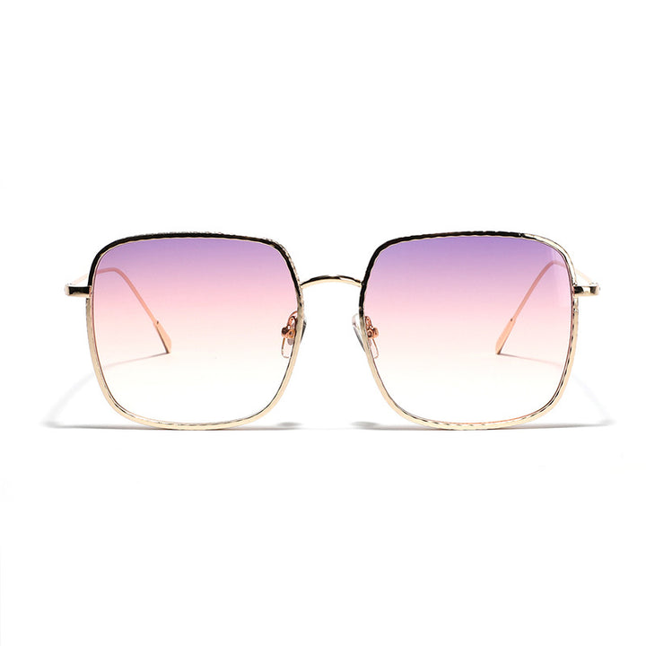 Damer oversized solbriller med elegante detaljer Luvikno