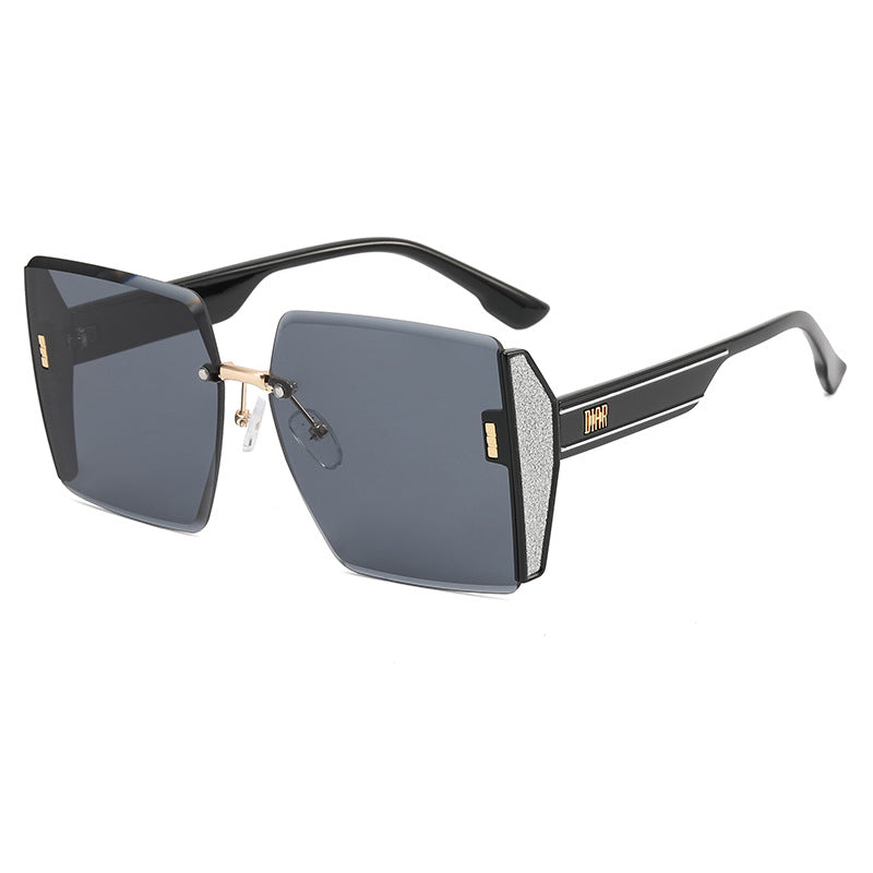 Dame Oversized Glamour Solbrille Luvikno