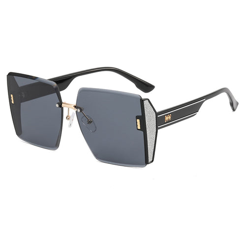 Dame Oversized Glamour Solbrille Luvikno