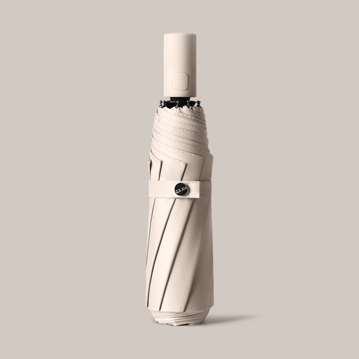 Dame Automatisk sammenleggbare paraply med ergonomisk design og vindresistent teknologi Luvikno