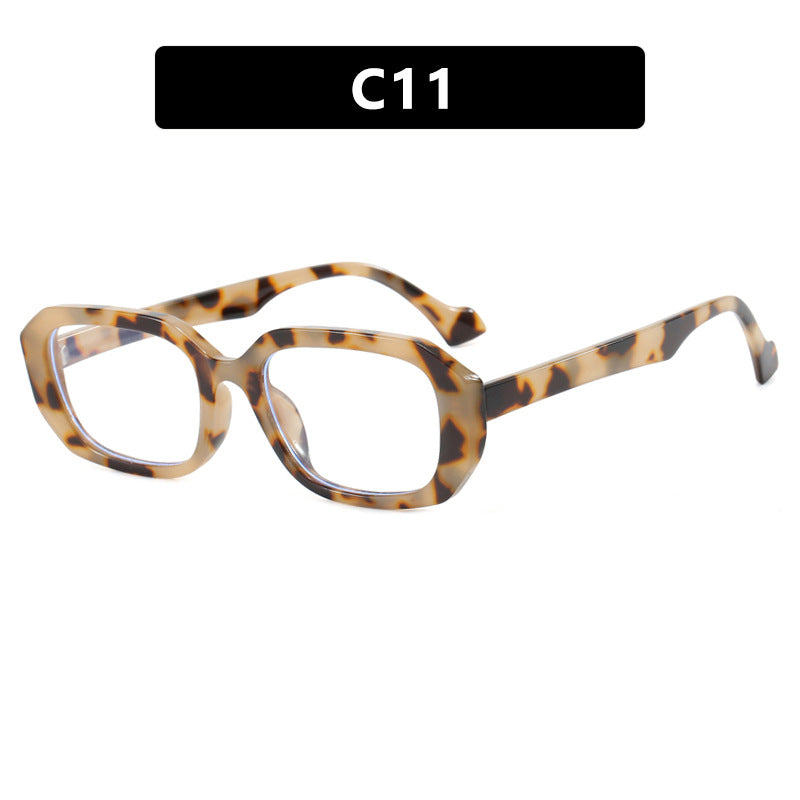 Dame moteriktig solbrille med elegant geometrisk design Luvikno