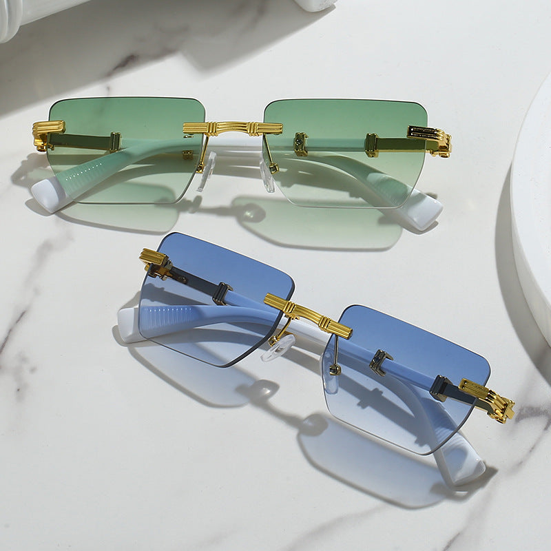 Dame Geometrisk Solbrille Luvikno