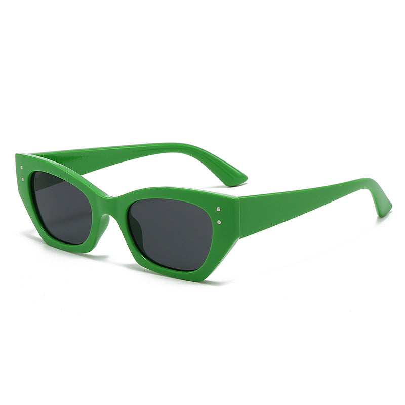 Dame moderne motefull solbrille i innovativt design Luvikno