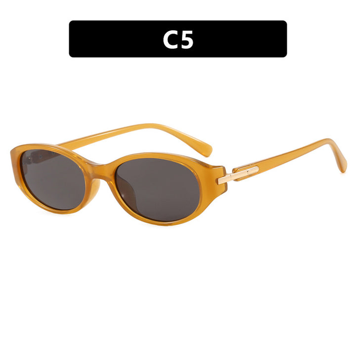 Damen cat-eye solbrille med robust ramme og polariserte linser Luvikno