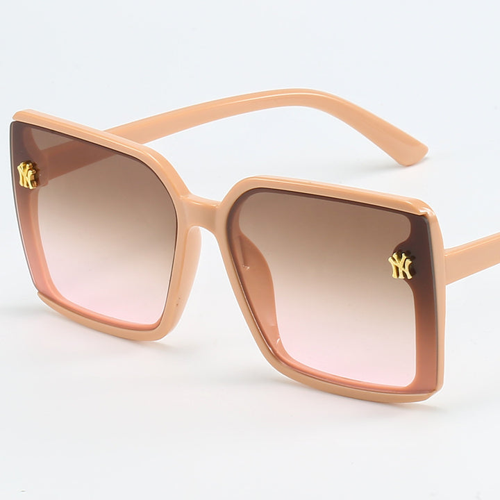 Dame Oversized-solbriller med elegante glass Luvikno