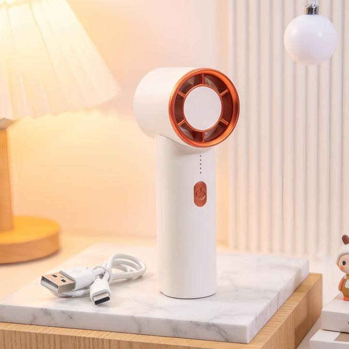 Dame bærbar mini-vifte med ergonomisk design Luvikno