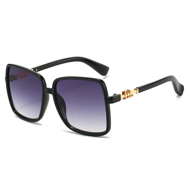 Damer modische solbrille med unik fargegradiant Luvikno