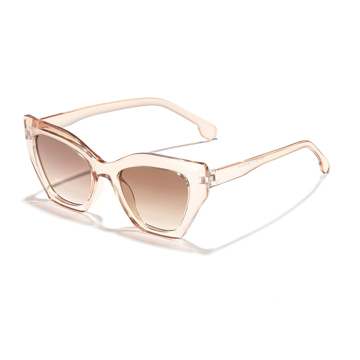 Dame moteriktige solbriller med elegant Cat-Eye-design og slitesterk ramme Luvikno