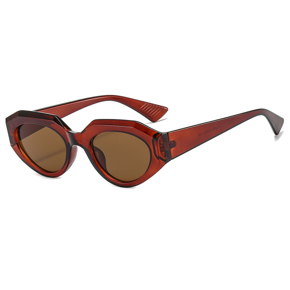 Dame trendy Cat-Eye solbriller Luvikno