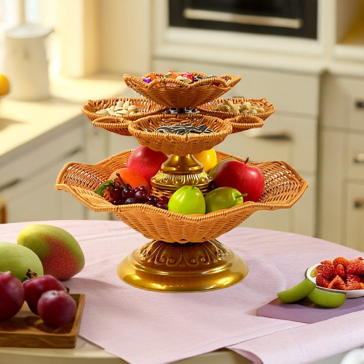 Dame Etagere for frukt og snacks Luvikno