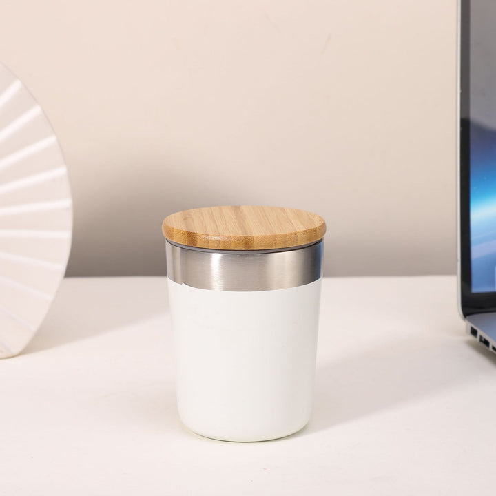 Dame Isolert kaffekopp med bambuslokk Luvikno