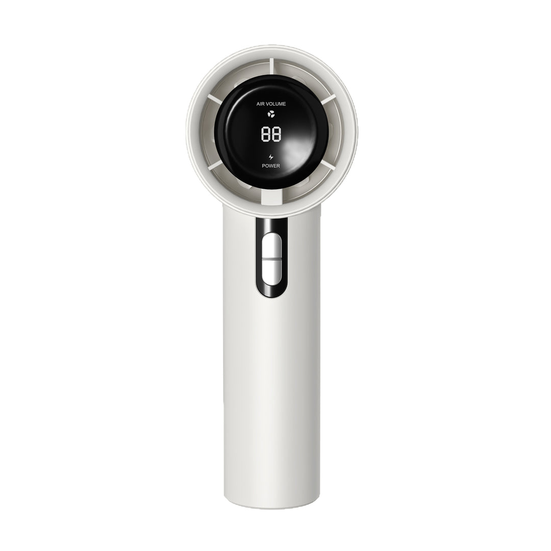 Kjøling Multi-Hastighet Stille Bærbar Oppladbar Håndholdt og Skrivebord Vifte med LED Batteri Display Luvikno