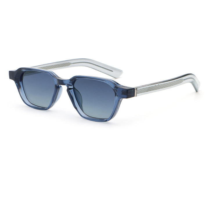 Dame solbrille i spesielt design med kantede glass Luvikno