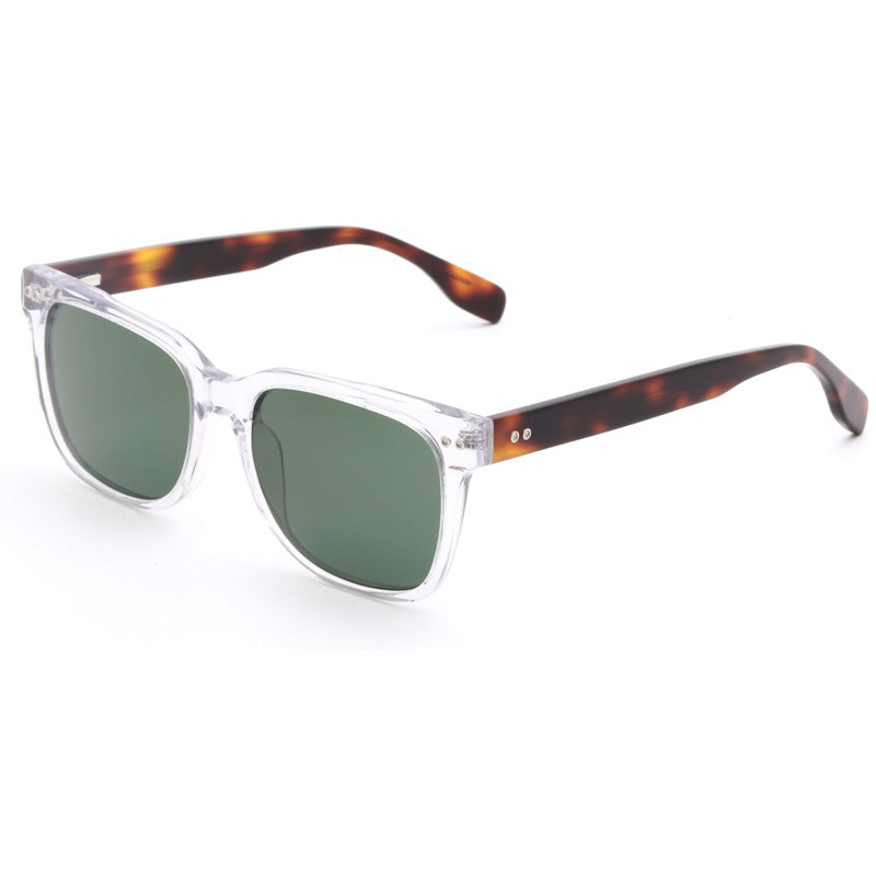 Dame Modisk Solbrille i elegant skilpadde-design Luvikno
