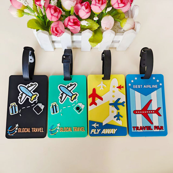 Unisex Bagasjelapp med innovativt flyreise-design Luvikno