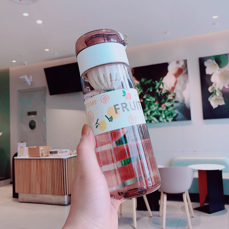 Dame gjenbrukbar infuserflaske med fruktig design Luvikno
