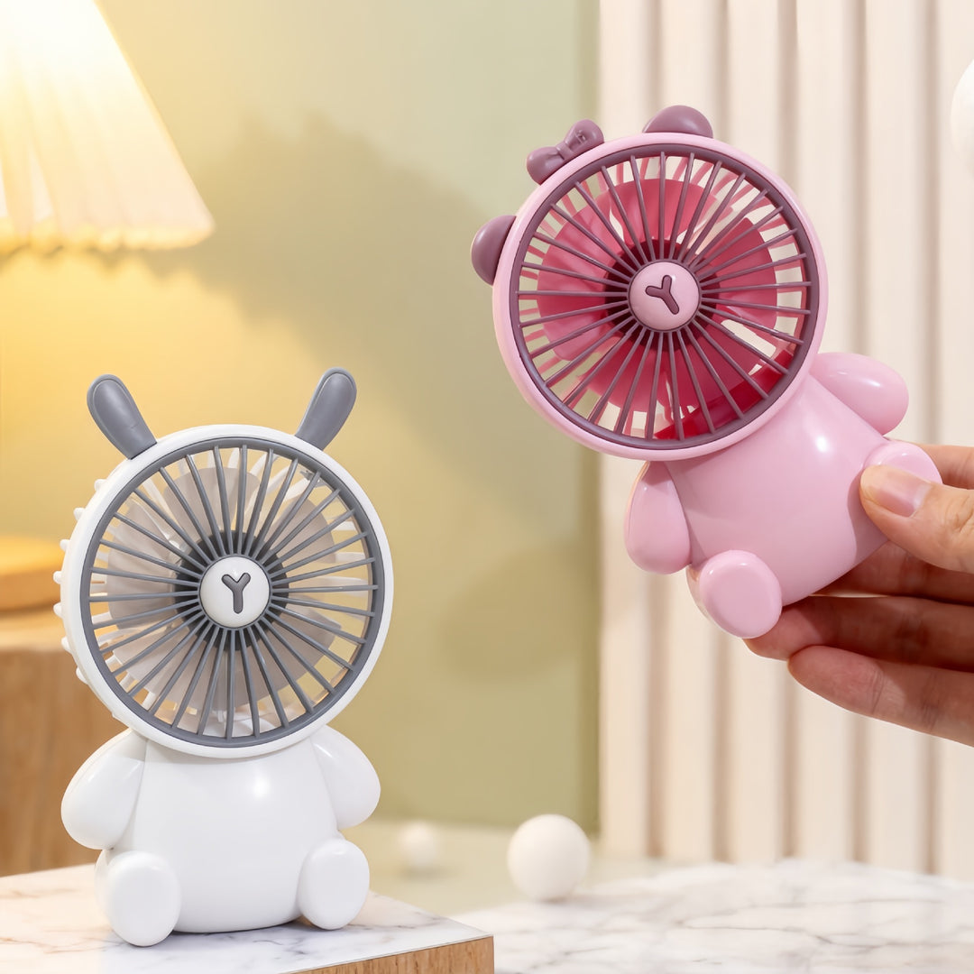 Dame bærbar Mini-vifte med dyredesign Luvikno