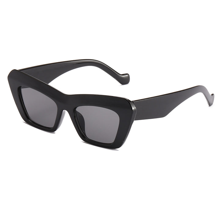 Dame trendy geometriske solbriller Luvikno