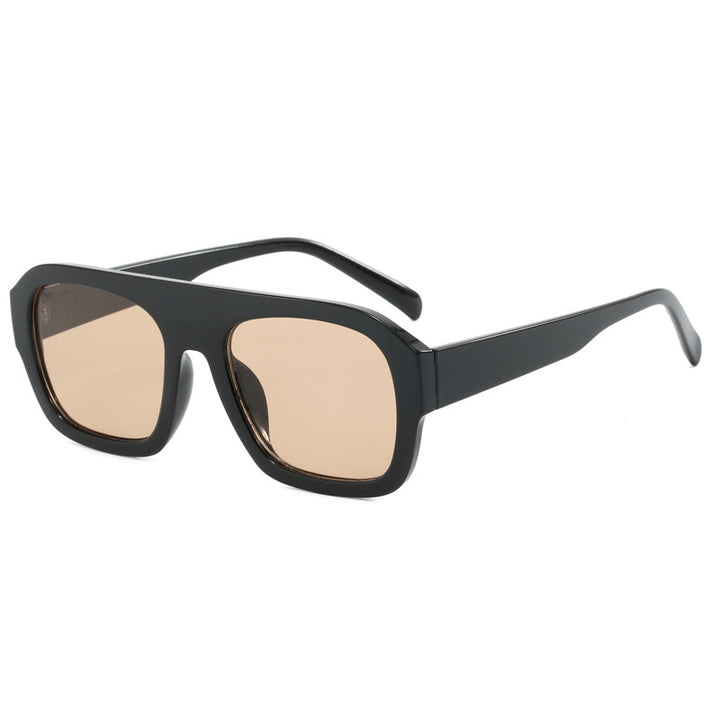 Dame oversized kvadratisk solbrille med moderne design Luvikno