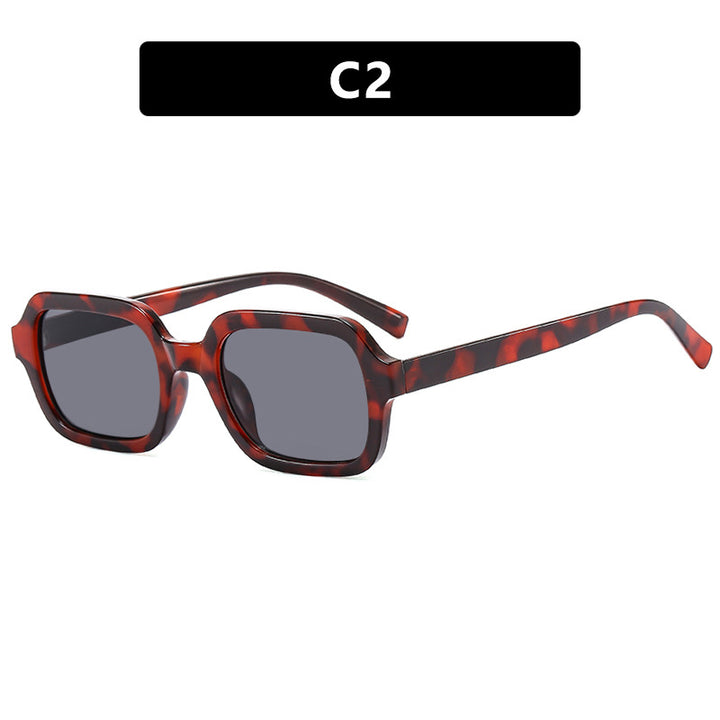 Dame kvadratisk solbrille i elegant design Luvikno