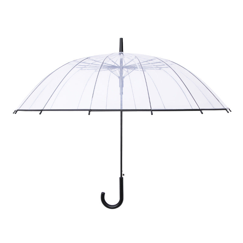 Kvinne Transparent Paraply Luvikno