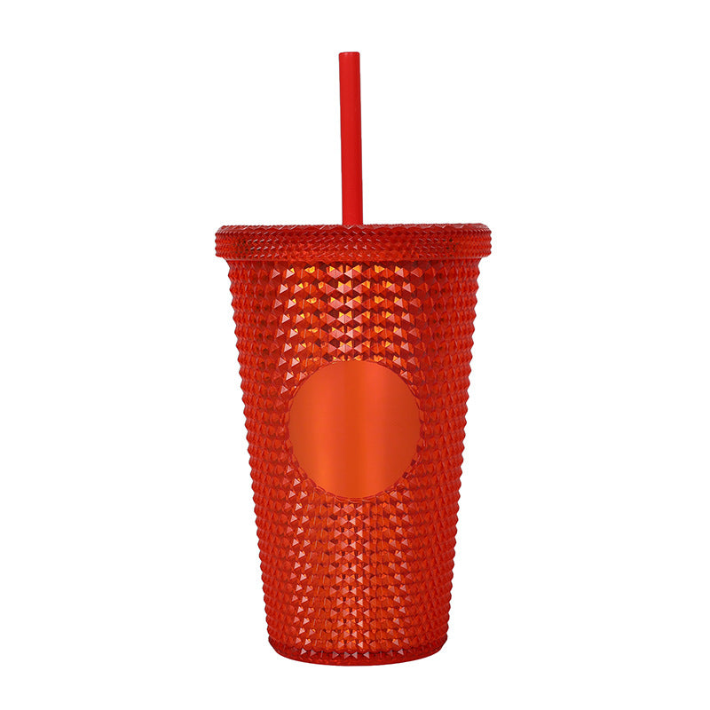 Unisex plastikkopp med teksturert design Luvikno