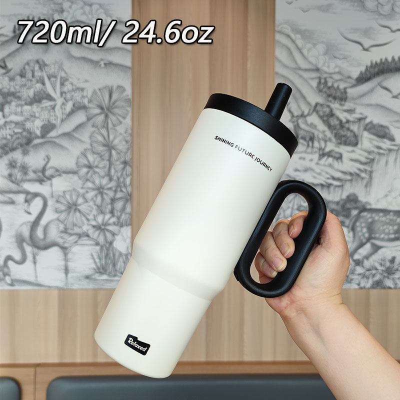 Damer isolert drikkebeholder med ergonomisk håndtak Luvikno