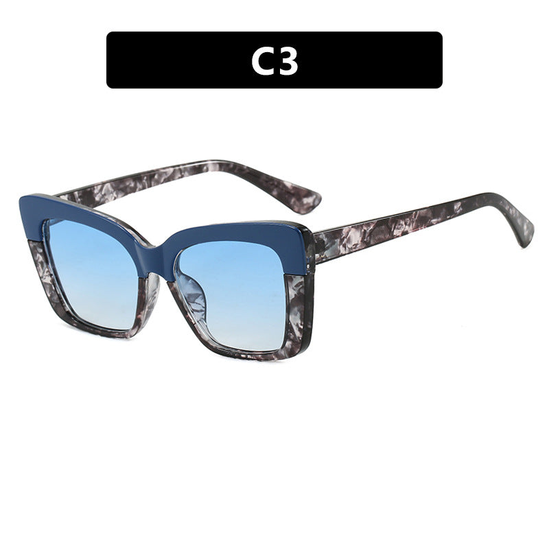 Dames moteriktig brille i trendy geometrisk design Luvikno