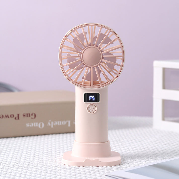Unisex Bærbar Håndvifte med digital styring Luvikno