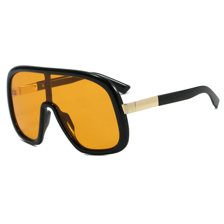 Dame oversized solbriller i elegant retro-design Luvikno