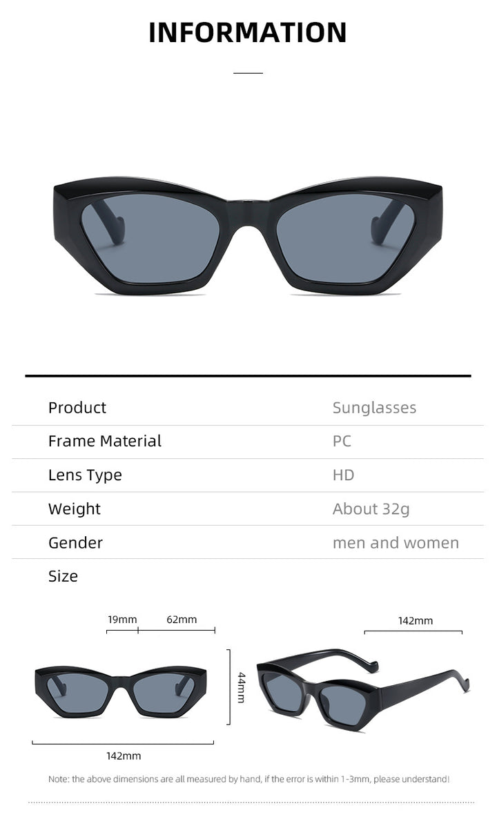 Dame moteriktig solbrille i ekstravagant leopardmønster Luvikno
