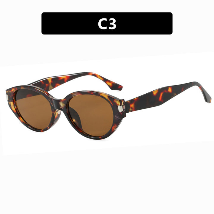 Dames moteriktig solbrille i elegant cat-eye stil Luvikno